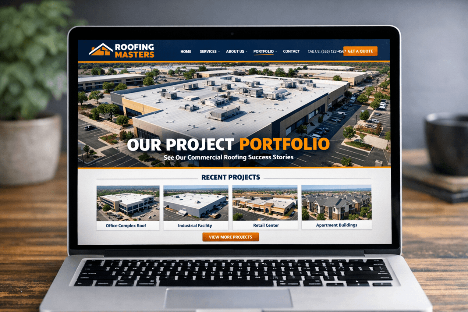 Proyecto web de Roofing Masters FL